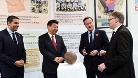 Xi tours Manchester on last day of successful visit