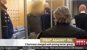 2 Germans charged with joining terror group