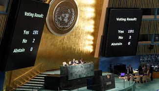 UN General Assembly calls for ending U.S. embargo against Cuba