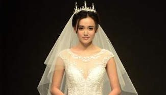Wedding dress collection presented at China Fashion Week