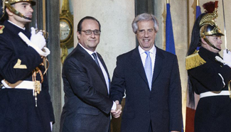 Uruguayan president visits France