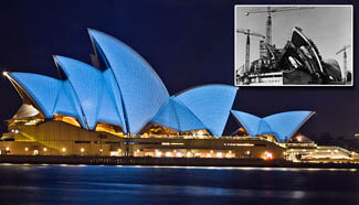 In pictures: World's top famous buildings then and now