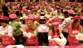 Pizza lovers in Shanghai set new Guinness record