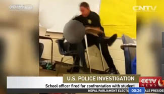 US sheriff: School officer fired after tossing student