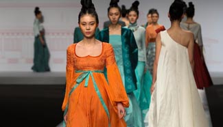 Creations of designer Chu Yan displayed in China Fashion Week