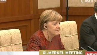 Merkel: Germany supports RMB inclusion in currency basket
