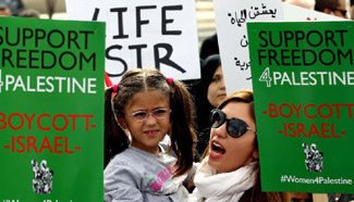 People protest against Israel in Amman, Jordan