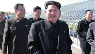 Kim Jong Un gives field guidance to Pyongyang Catfish Farm