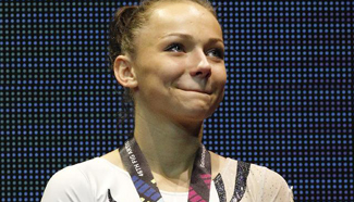 Maria Paseka of Russia wins women's vault final at gymnastics worlds