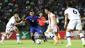 Cambodian national football team beats Brunei 6-1 in friendly