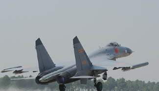 Fighters engage in confrontation training exercise
