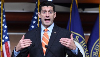 Paul Ryan briefs media as new speaker of U.S. House in Washington D.C.
