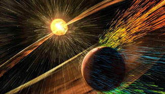 Solar storms strip air from Mars, NASA says
