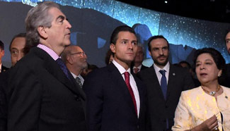 Mexican president opens "Mexico, World Heritage" exhibition room