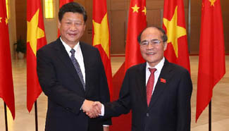 Chinese president meets with Vietnamese National Assembly chairman