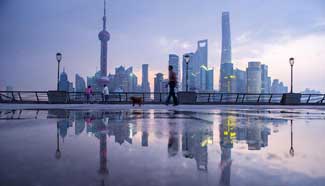 Early morning scenery of Bund in Shanghai