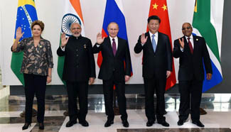 BRICS leaders pose for photos in Turkey