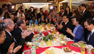Chinese premier visits in Malacca, Malaysia