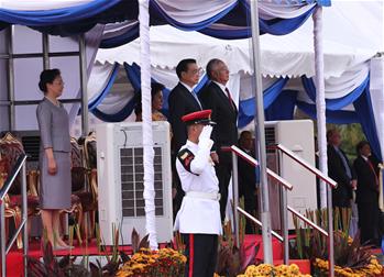 Malaysian PM Najib holds welcoming ceremony for Premier Li