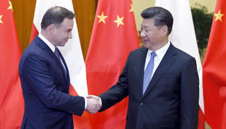 President Xi holds talks with Polish President Duda in Beijing