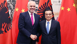 Chinese premier meets Albanian PM in Beijing