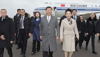 Chinese president arrives in Paris for climate change conference