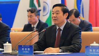 Liu Qibao attends opening ceremony of first BRICS Media Summit