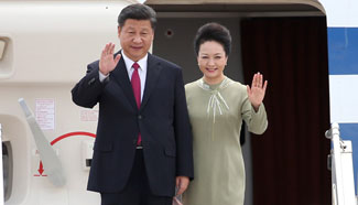 Chinese president arrives for state visit to South Africa