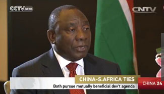 Exclusive interview with S. African deputy president
