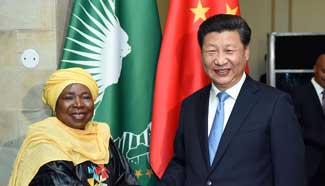 President Xi meets with AUC chairperson in Pretoria