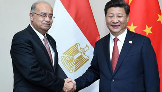 Xi urges to accelerate cooperation with Egypt in production capacity, security