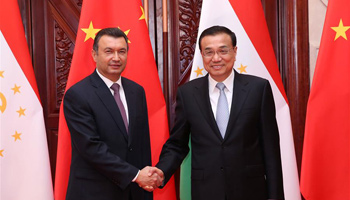 Chinese premier meets Tajik PM in Zhengzhou