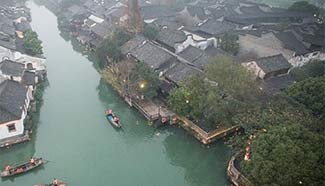 Ancient town in the echo of Internet