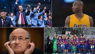 Top 10 international sports news