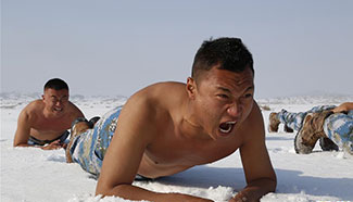 Glimpse of Chinese soilders' training in new year