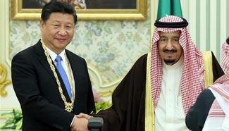 Chinese president holds talks with Saudi King in Riyadh
