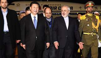 In pictures: President Xi's visit to Iran