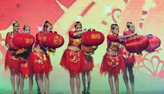 Cuban dancers perform Chinese rural folk dance in NE China