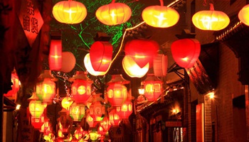 Spring Festival atmosphere in Zhoucun Old Town
