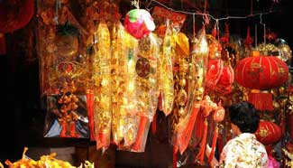 New Year decorations for sell at China Town in Bangkok