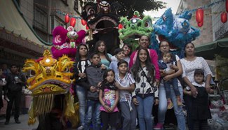 Chinatown of Mexico City prepares for celebrating upcoming Spring Festival