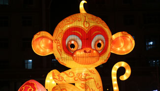 Int'l lantern festival kicks off in Hancheng, NW China