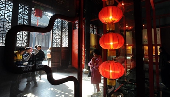 Museums in China's Suzhou attracts tourists in Spring Festival holidays
