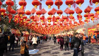 Spring Festival temple fair held in Beijing