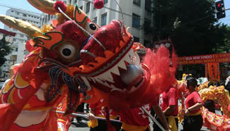 Sao Paulo marks Chinese Lunar New Year