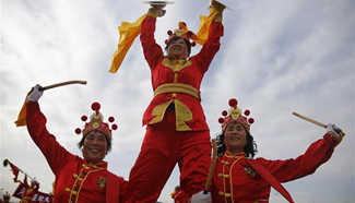 Folk arts competition held in Henan to mark lunar new year