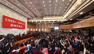 Press conference on 4th Session of the 12th CPPCC National Committee held in Beijing