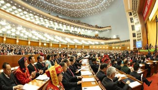 China's national legislature opens annual session