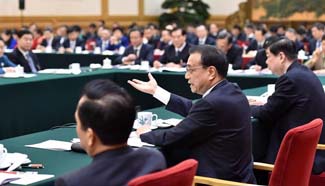 Premier Li joins group deliberation of NPC deputies from Shandong
