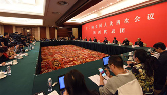 NPC Deputies from Shaanxi Province receive interview after plenary meeting